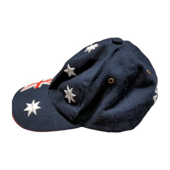 AUSTRALIA Navy Blue Embroidered Flag Adjustable Baseball Cap Hat 6 Panel - Picture 3 of 6